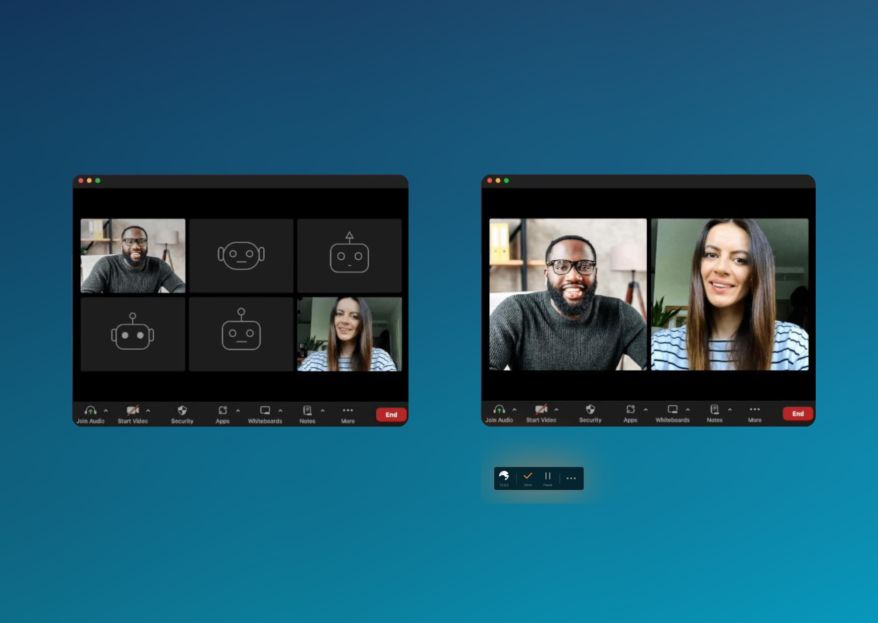 Traditional meeting bot presence making conversations unnatural